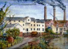 Stoke Holy Cross Mill Fridge Magnet by Adrian Simpson